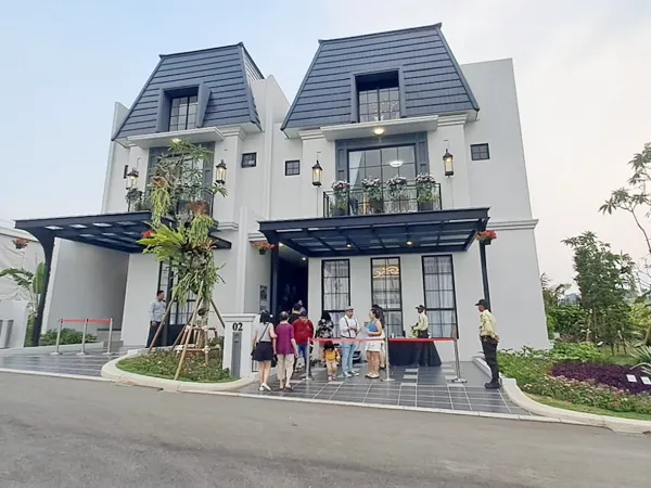 Fasad Rumah Tropical - Perspektif 2