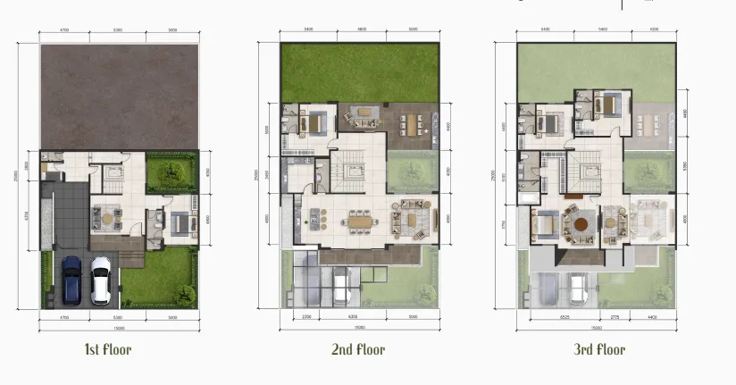 Floor plan for 15x25 Standard